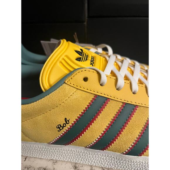 NEW (Other) ADIDAS ORIGINALS Men\'s 9 Gazelle Bob Marley Bold Gold main image 6